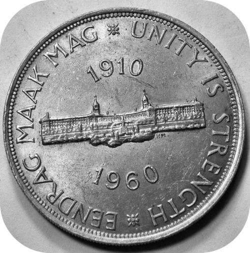 Bargain SA Union: 1960 5 Shillings Crown in UNC below R230!!!