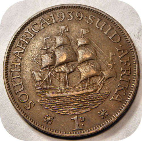 Bargain SA Union:  1939 Penny below R50!