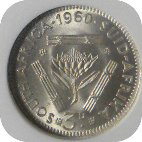 The RARE 1960 3d NGC MS64!   Top Grade gem with only 71 better worldwide!