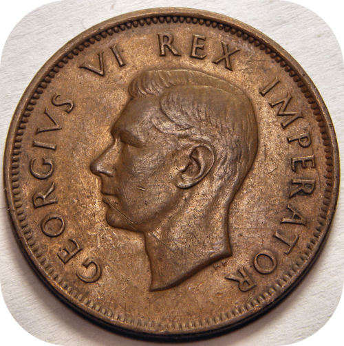 Bargain SA Union:   1941 Half Penny below R20!!