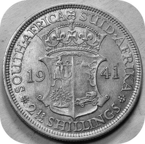 Bargain SA Union:  1941 Halfcrown below R250!