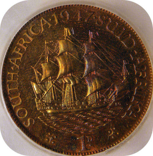 The RARE 1947 Penny graded in PF65!   Top Grade gem!