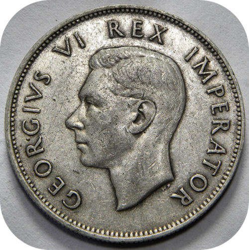 Bargain SA Union:  1942 Halfcrown below R150!