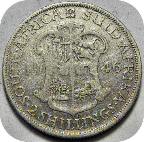 Bargain SA Union:  1946 2 Shillings below R120!