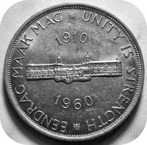 Bargain SA Union: 1960 5 Shillings Crown in A/UNC below R200!!