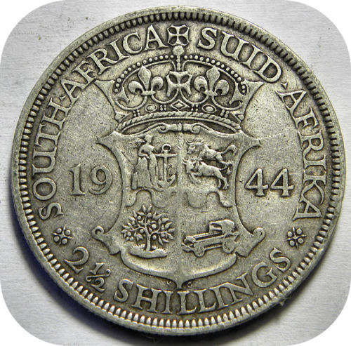 Bargain SA Union:  1944 Halfcrown below R180!!