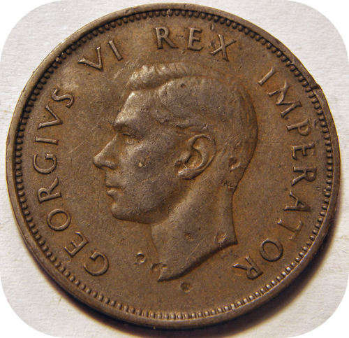 Bargain SA Union: 1937 Half penny 1/2d below R20!!