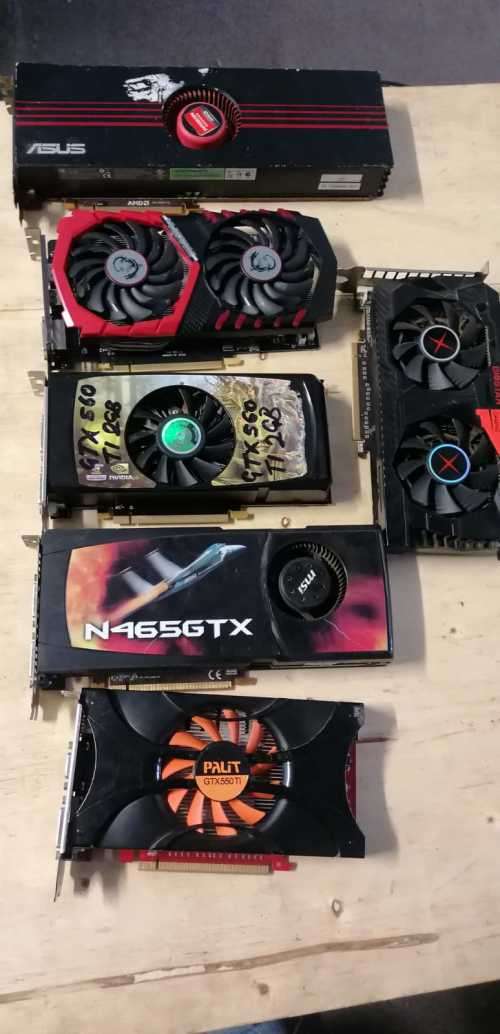 Faulty Graphic Cards for Gamers, 4GB, 2GB, 4GB, 2GB, 1GB and more
