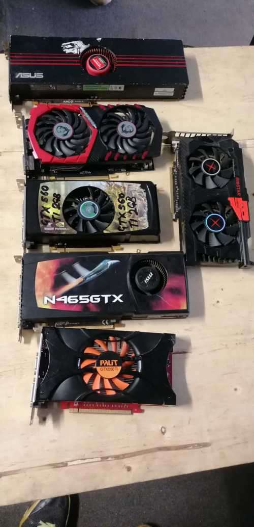 Faulty Graphic Cards for Gamers, 4GB, 2GB, 4GB, 2GB, 1GB and more