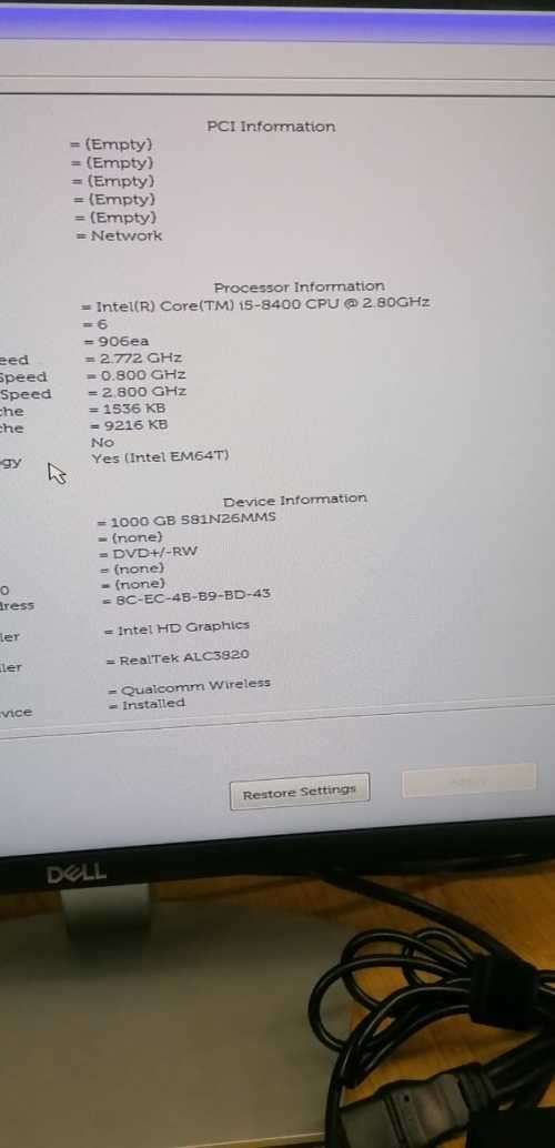 Dell Monster Vostro 3670, i5 8th, 8GB PC4, 1TB, 1GB GPU, Windows 10 Pro, Worth Price R17000