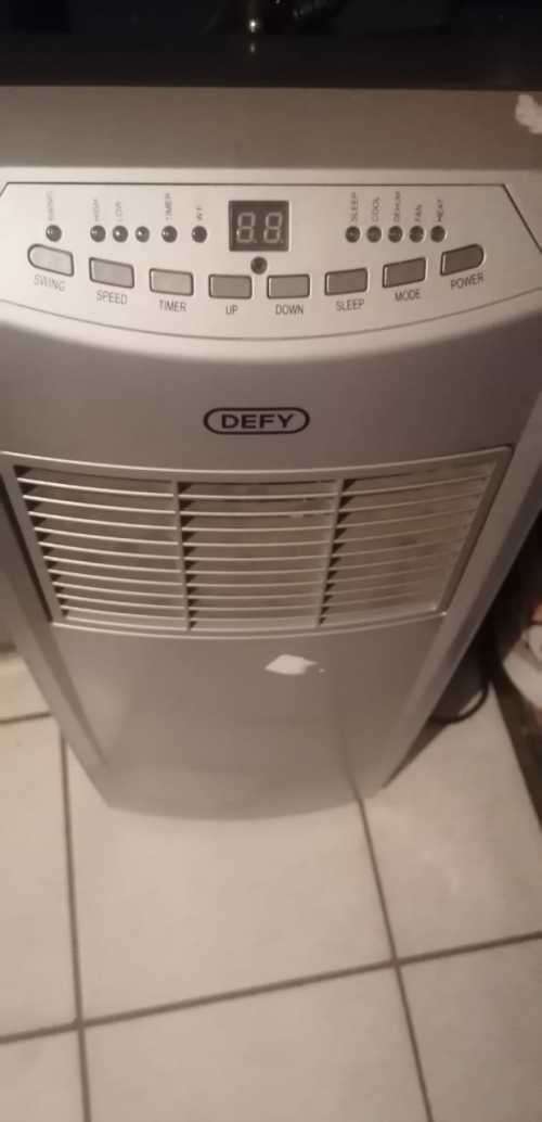 Heavy Duty, Defy Portable Air Conditioner, Heater, Fan, Cool, Swing, High, Worth Price R7000