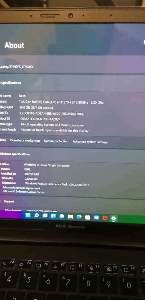 Gaming Beast , i7 3.30Ghz 11th Gen, RTX 3050 4GB DDR6, 16GB RAM, 512GB Nvem, 2.8K 2880x1800 Display