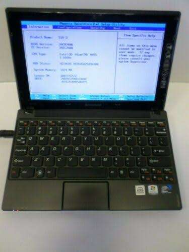 Interview Package Lenovo Ideapad S10-3, 1.70Ghz CPU, 2GB, 500GB, WiFi, Bluetooth, Zoom Meeting
