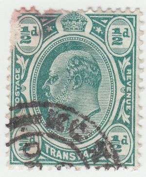 TRANSVAAL STAMP AS PER SCAN