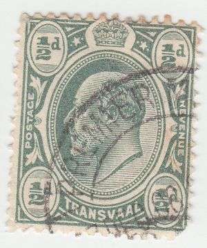 TRANSVAAL STAMP AS PER SCAN