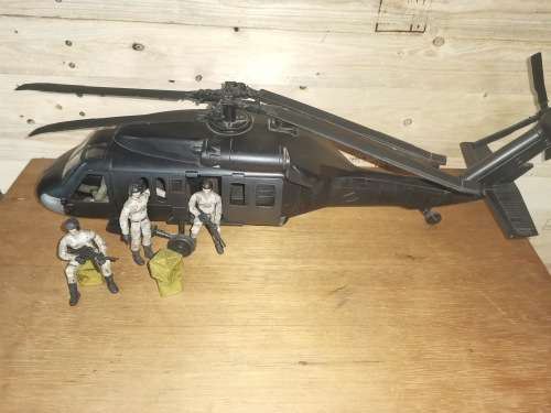 Army action figures together with Army helicopter