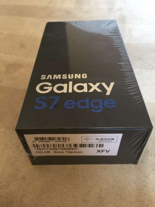 Samsung Galaxy S7 Edge.silver titanium.Brand new.