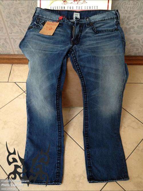 True Religion Ricky Super T.waist 36/37, 34Long.Brand new Authentic 100%.Free shipping nationwide!