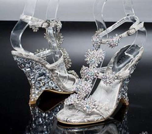 Gorgeous Diamanted High Heel Sandal Formal / Dancing Heel SIZE 2-7 (size 33-40)
