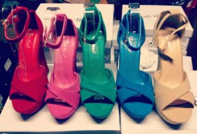 ***Sale***!   Limited Stock Suede High Wedge Heel Sandal with Buckle  Size 2.5-8