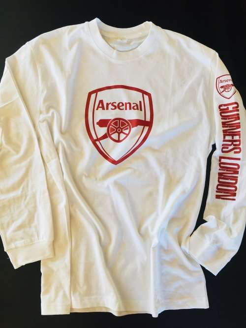 ARSENAL FC Longsleeve T-shirt Size Large READ DESCRIPTION