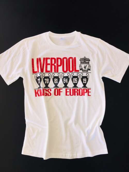 Liverpool FC Shortsleeve T-shirt KINGS OF EUROPE - Large