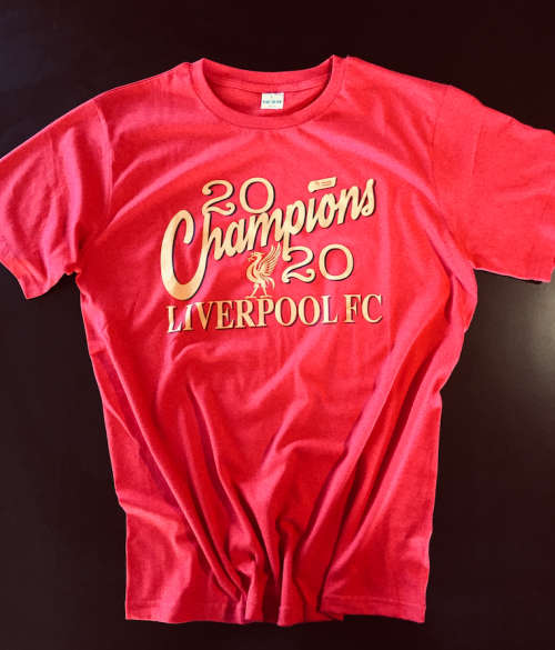Liverpool FC Shortsleeve T-shirt CHAMPIONS 2020