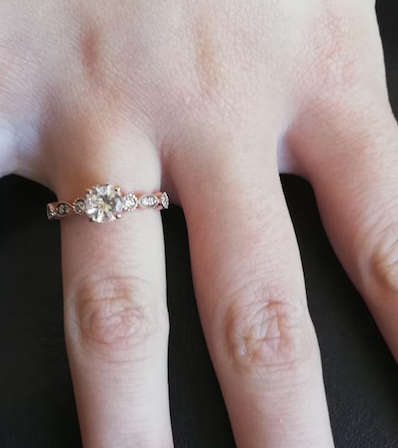 ENGAGEMENT RING - Rose Gold