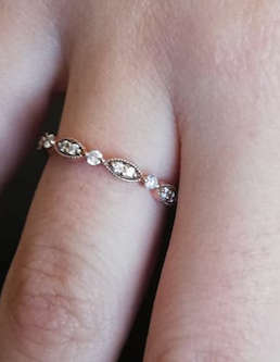 WEDDING BAND - Rose Gold