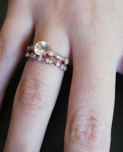 WEDDING BAND - Rose Gold