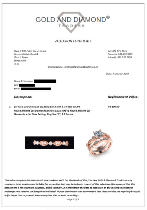 WEDDING BAND - Rose Gold