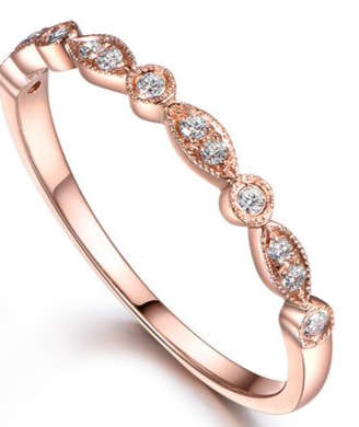 WEDDING BAND - Rose Gold