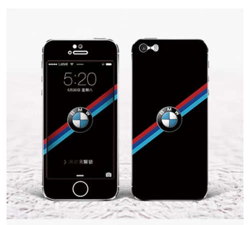 iphone 5/5s protective case sticker BMW M3POWER2/Ferrari/LAMBORGHINI/Audi