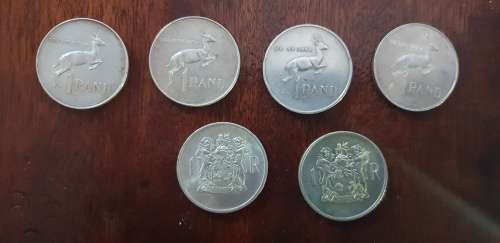 1966, 1967 and 1968 Silver R1 Both Languages One bid for all 6