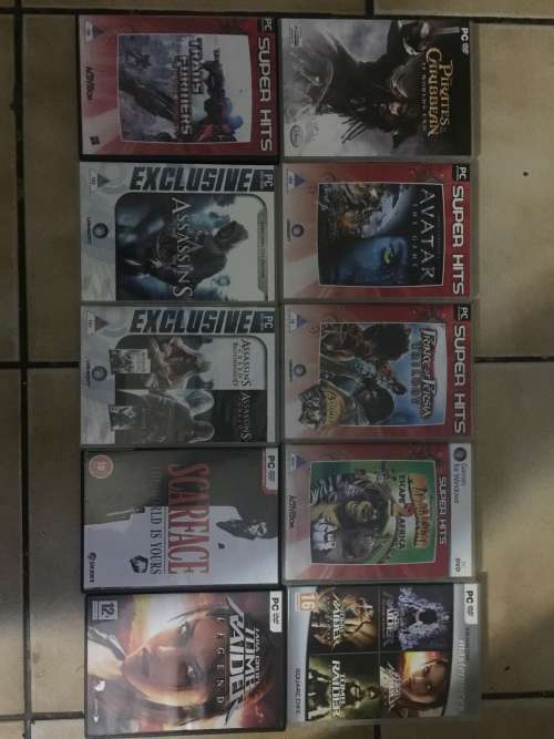 Movies Game Pack - Assasins Creed, Tomb Raider, Transformers etc(10 Games)