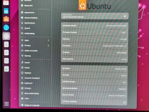 HP Proliant N54L Microserver PLUS 7TB of HDD storage