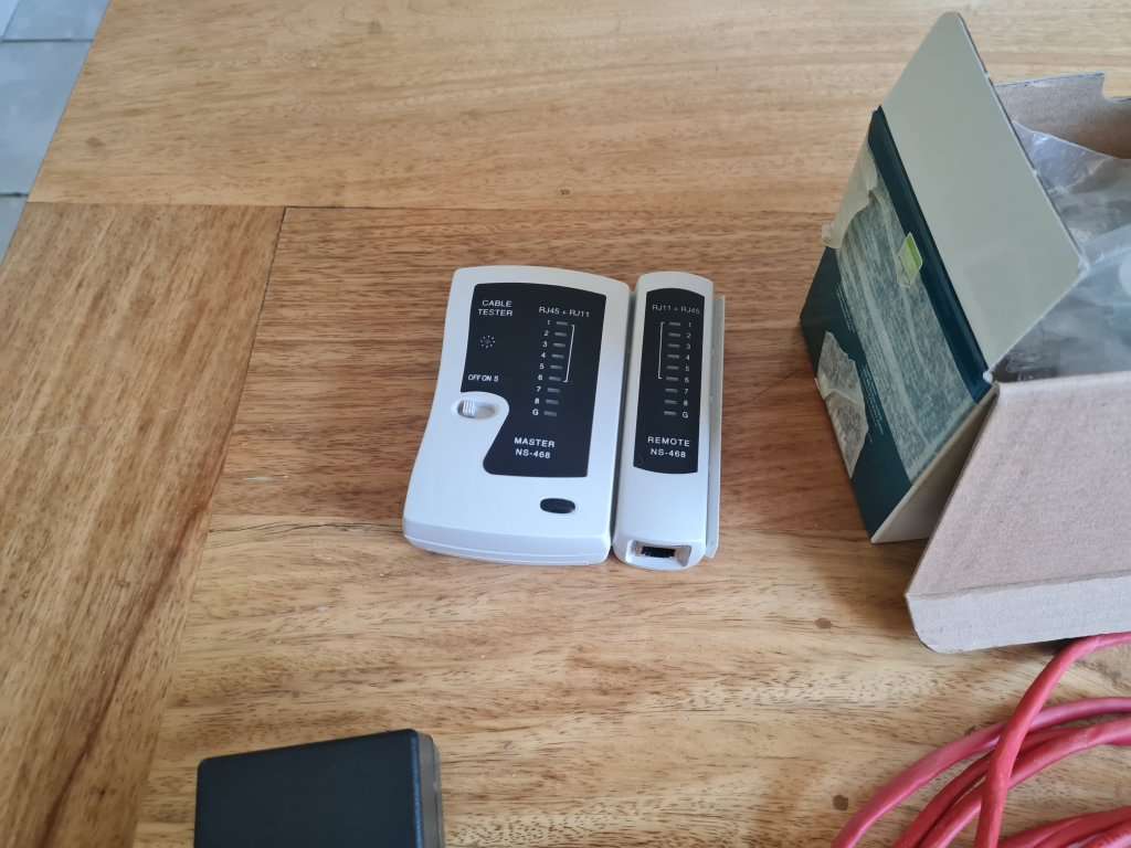 Job lot of network cables and accessories