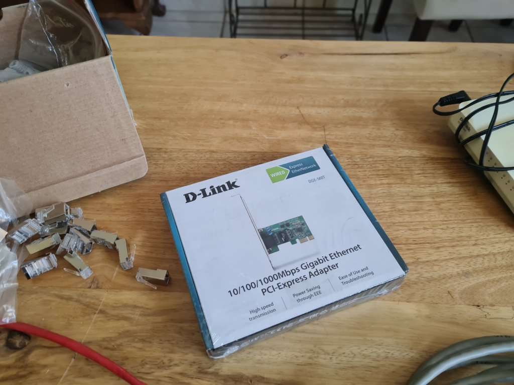 Job lot of network cables and accessories