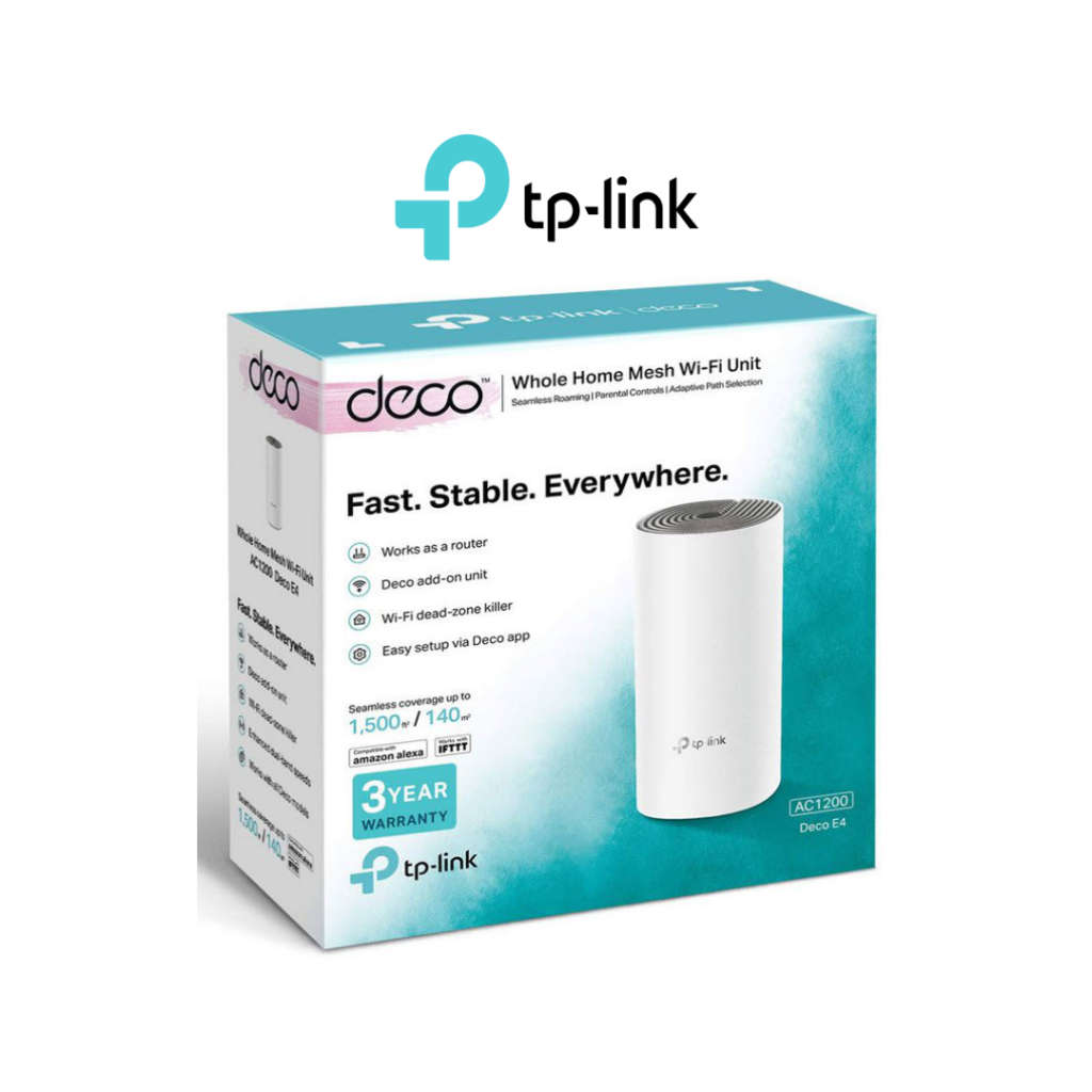 TP-Link Deco E4 - AC1200 Whole Home Mesh Wi-Fi Router