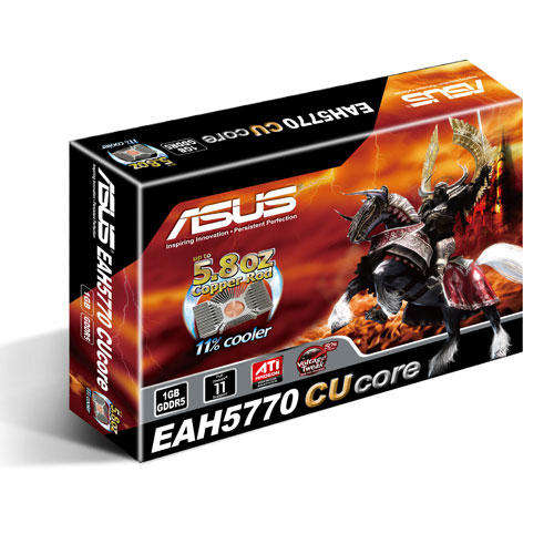 ASUS ATI RADEON 5770 CuCore 1GB DDR5 CROSSFIRE ready!!!!!