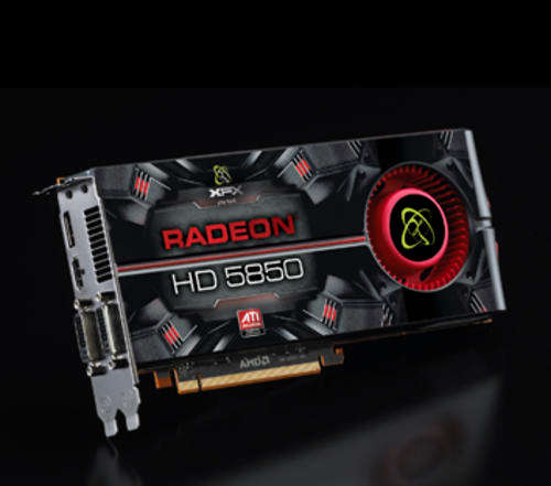 XFX ATI Radeon 5850 1GB DDR5 GPU Core 765Mhz BLACK EDITION