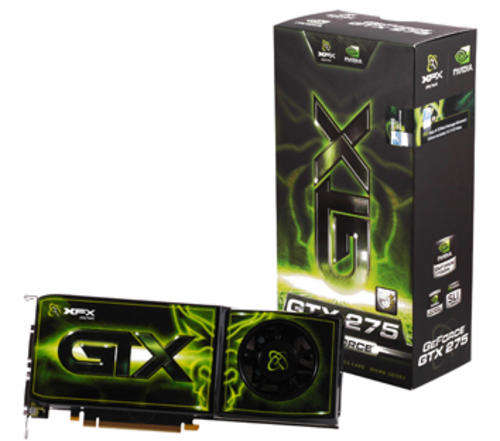 XFX NVIDIA GeForce GTX 275 DDR3 896MB GPU Core 640Mhz Sli ready!!!