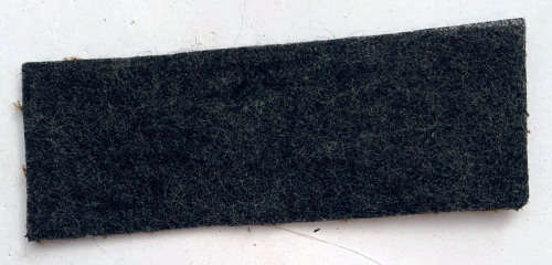 Parawing embroidered black on nutria (A)