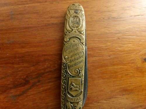 Genl Hertzog knife - One of a kind - Extremely rare Not anywhere on Internet