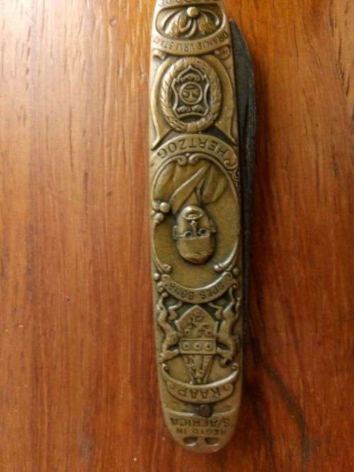 Genl Hertzog knife - One of a kind - Extremely rare Not anywhere on Internet