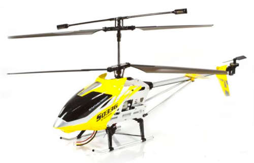 LS RC Helicopter 3.5 Channel Yellow with build in Gyroscope