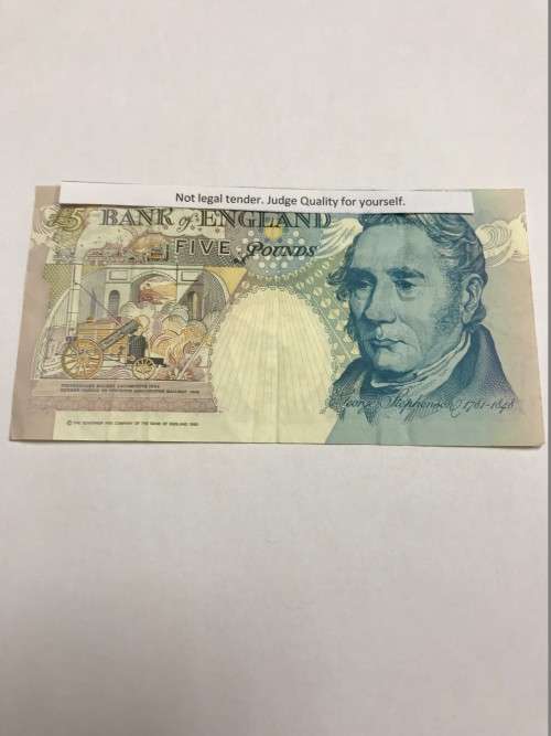 Bank of England, Five Pounds, DA43 515270