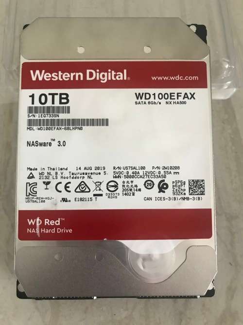 10 TB Western Digital Hard Drve