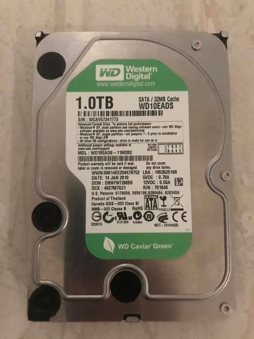 Western Digital 1TB CaviarGreen