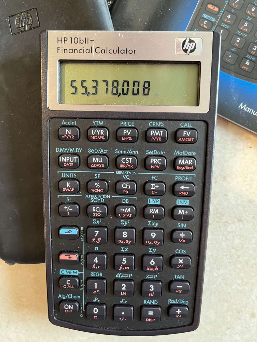 HP 10bII+ Financial Calculator
